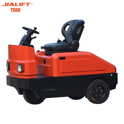 品質  6000kg Electric Tow Tractor Motors Seated Electric Baggage Tug  5500N 工場