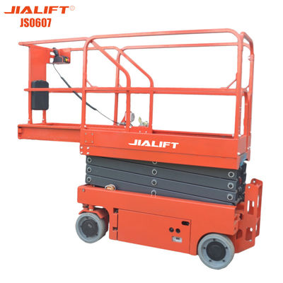 品質  Scissor Self Propelled Work Platform Arial Work Platform 7.8m 230kg Jialift 工場