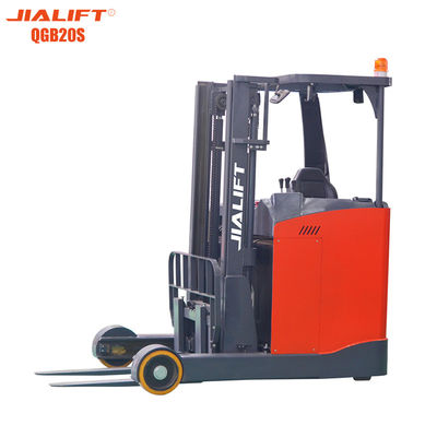 品質  11kw Electric Stacker Forklift 1300kg Standing On 1300kg Lifting Height 4.5m 工場